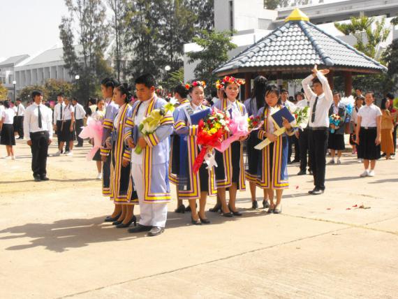 งานรับปริญญาบัตรประจำปี 2554 ณ คณะเกษตรศาสตร์ มหาวิทยาลัยอุบลราชธานี, 20 ธันวาคม 2554