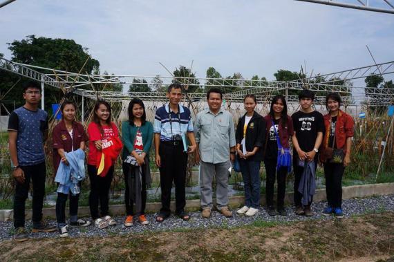 การศึกษาดูงานของนักศึกษาภาควิชาพืชสวนบริเวณแถบจังหวัดภาคกลาง, 17 ตุลาคม 2556