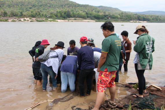 ทัศนศึกษาภาควิชาประมง วิชาอนุกรมวิธานของปลา อำเภอโขงเจียม อุบลราชธานี 1 เมษายน 2560